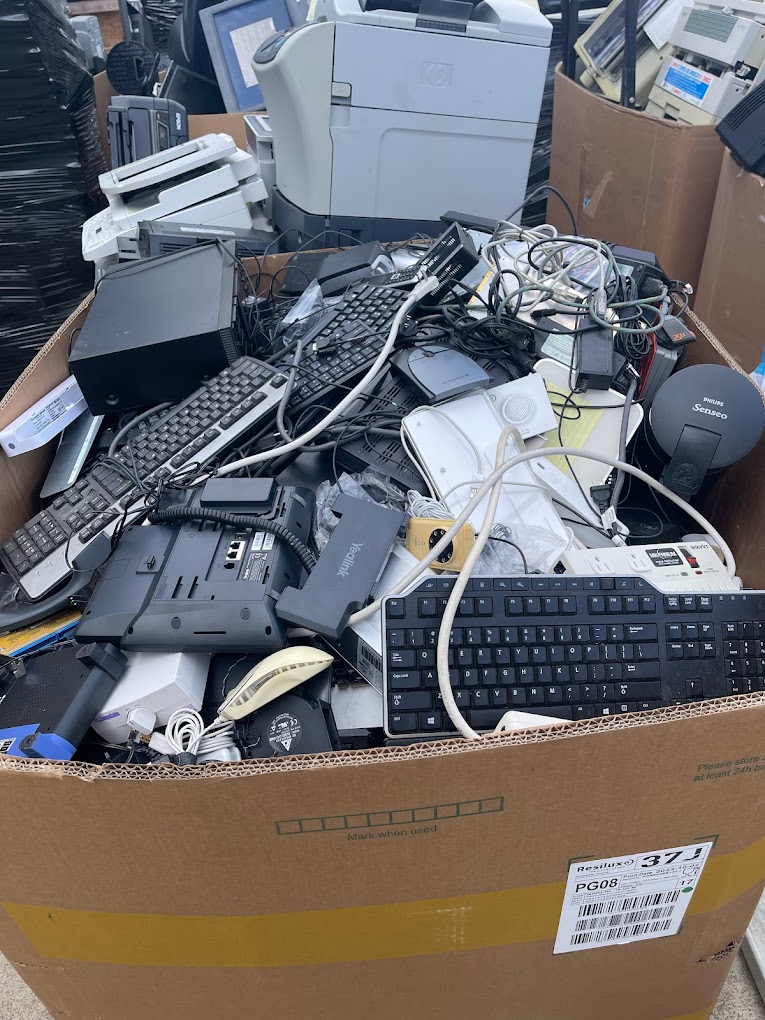Cumming's solution for electronic waste disposal, offering comprehensive recycling services for electronics, adhering to environmental and safety standards.