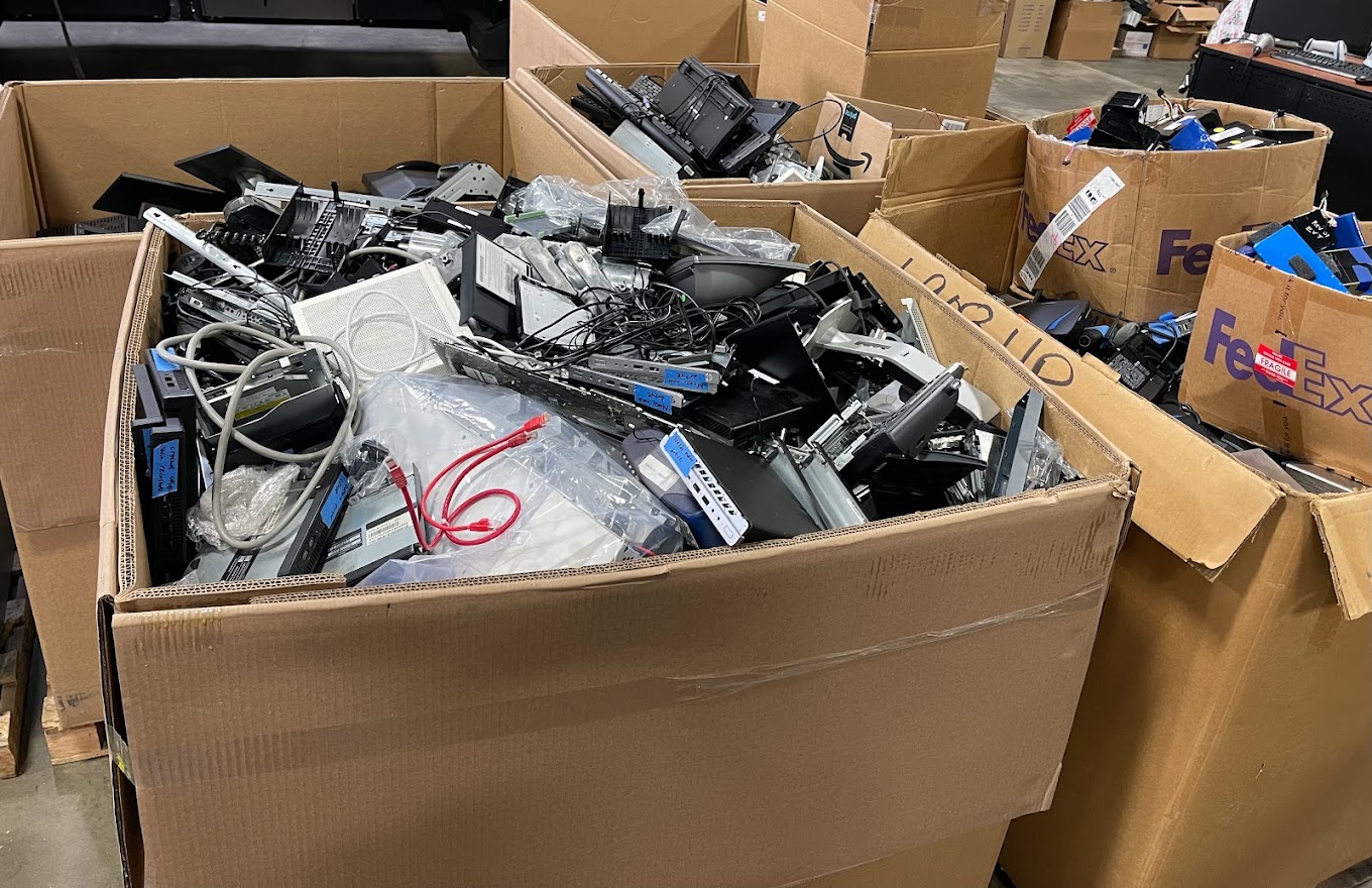 State-of-the-art facility for electronic waste recycling in Smyrna, focusing on sustainable disposal methods for electronic devices and IT assets.